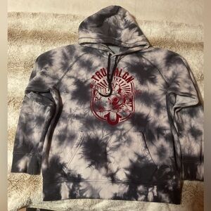 True Religion Gray Tie-Dye Men's Sweater